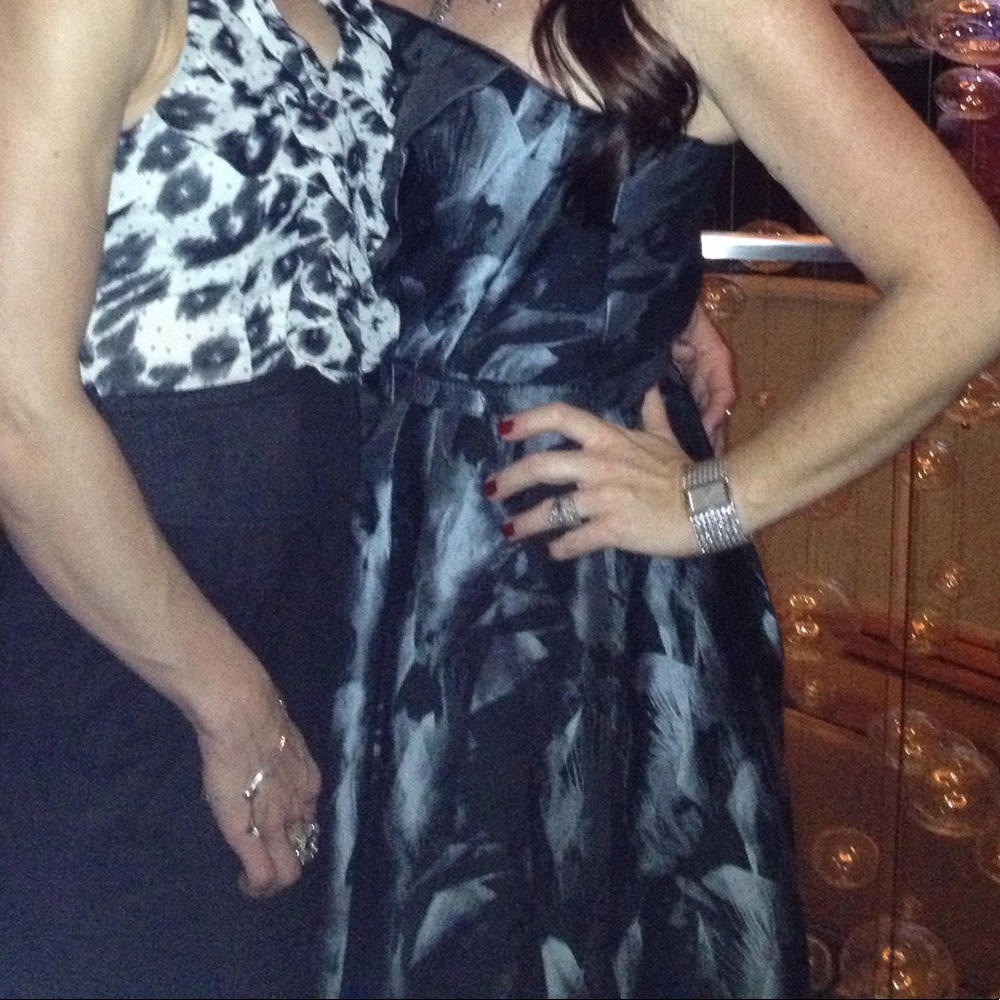 White House Black Market strapless dress